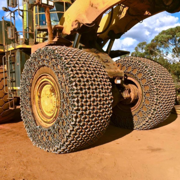 ×22mm Reinforced Type 45/65r39 Marble Quarry Tyre Chains 2900kg - Imagen 2