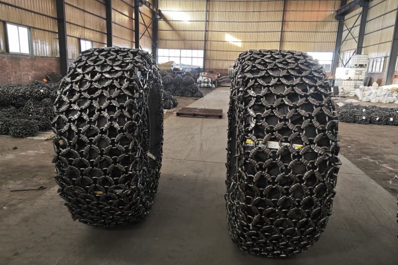 13mm Ring 23.5-25 Wheel Loader Tire Protection Chains with 300kg - Image 2